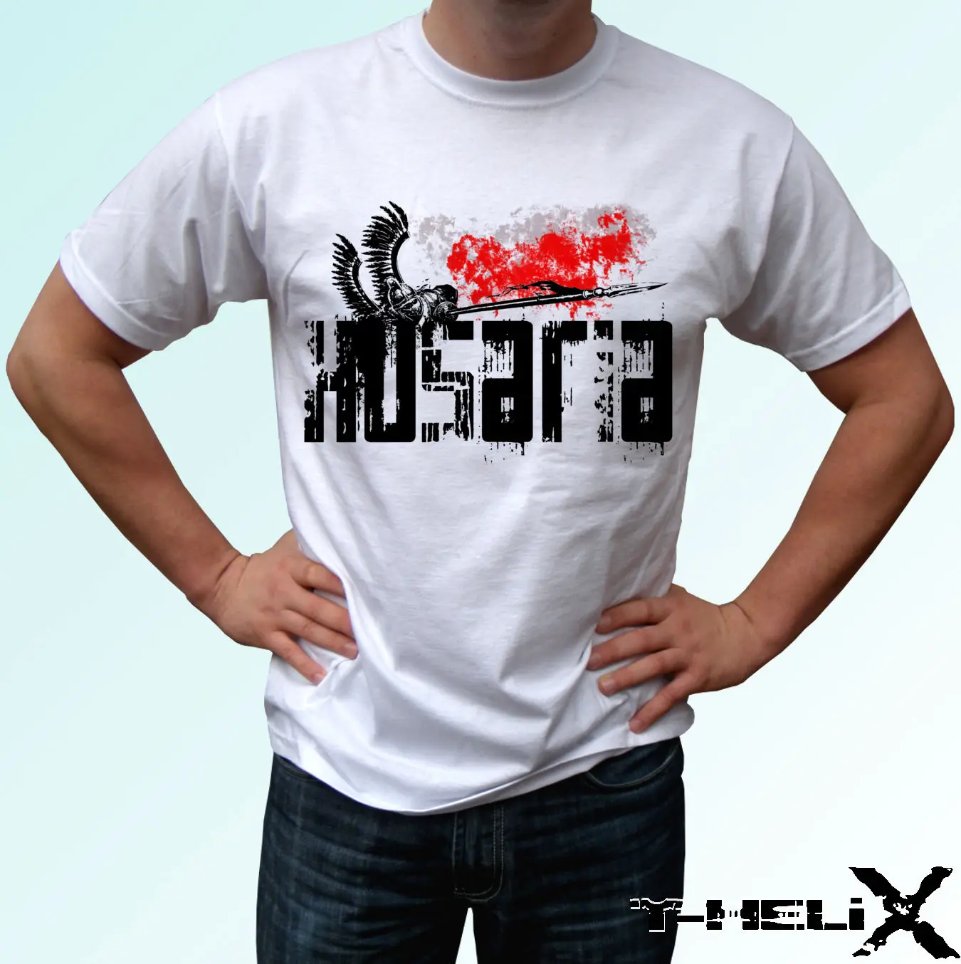 

Polska Husaria koszulka - Poland flag t shirt, top polski mens womens kids baby Funny Tops Tee New Unisex Funny free shipping