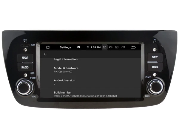 Flash Deal Navirider autoradio gps navigation android 9.0 car radio Player for FIAT DOBLO device AUX Bluetooth stereo auto accessories 5
