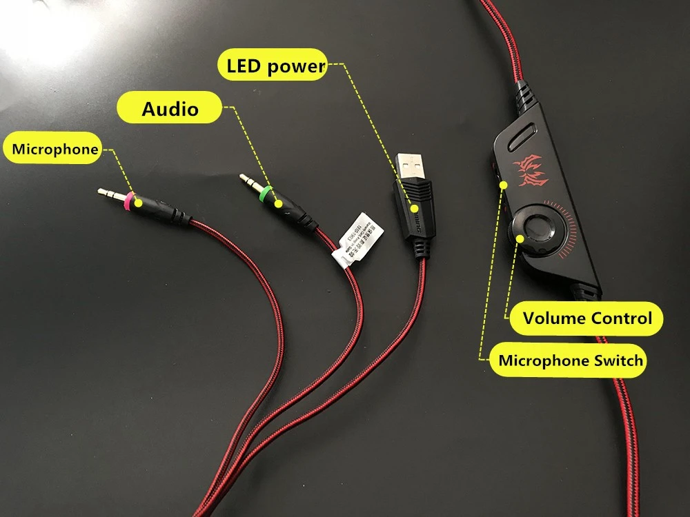 Игровая гарнитура+ игровая мышь наушники стерео с микрофоном наушники USB Проводные регулируемые dpi мыши для PC gamer