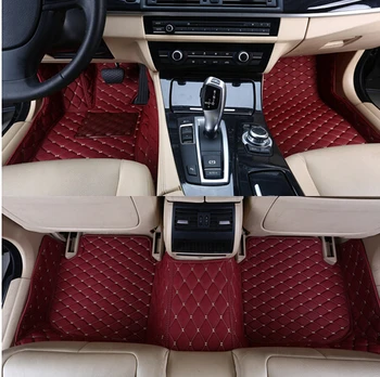 

High quality! Custom special floor mats for Maserati Ghibli 2018-2014 waterproof non-slip carpets for Ghibli 2015,Free shipping
