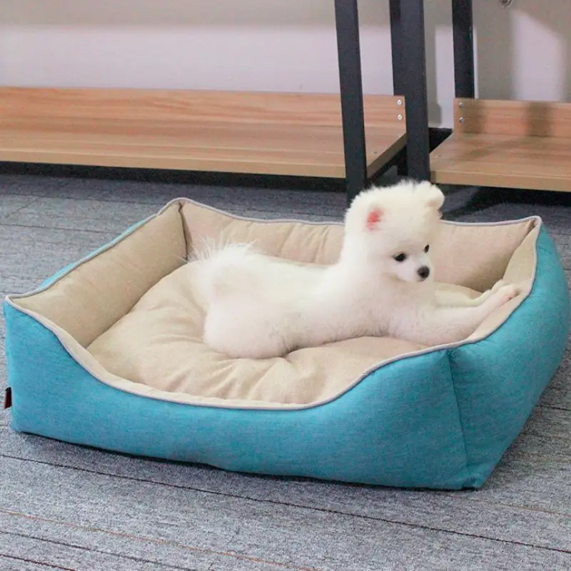cheap Home Pet Kennel Comfortable Cat Puppy Bed Four Seasons Universal Pets Sofa Cushion For Small Medium Dogs Supplies