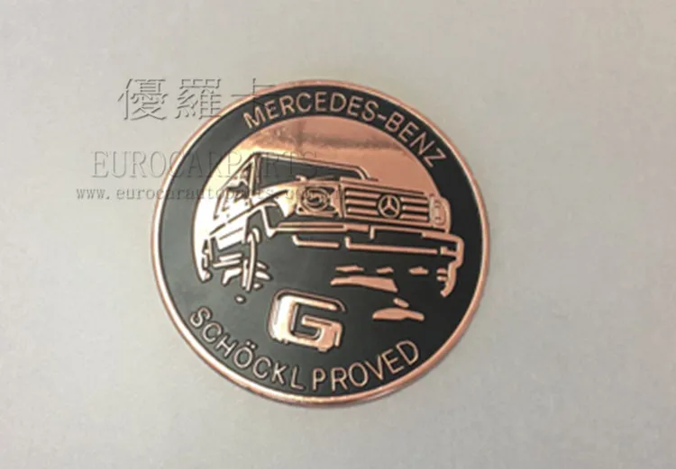 Stainless Steel G Class  G500 G550 G350 G63 G65 35th Anniversary embelms  (2)