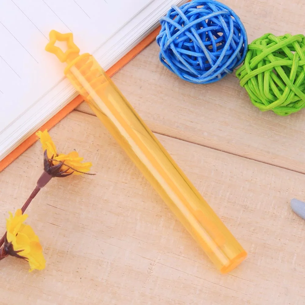 6Pcs/set Lovely Heart Star Shape Bubble Soap Bottles for Kids Children Outdoor Playing Fun Toy Wedding Birthday Party Decoration