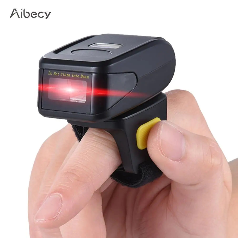 Buy Portable Barcode Scanner Handheld Wireless Ring