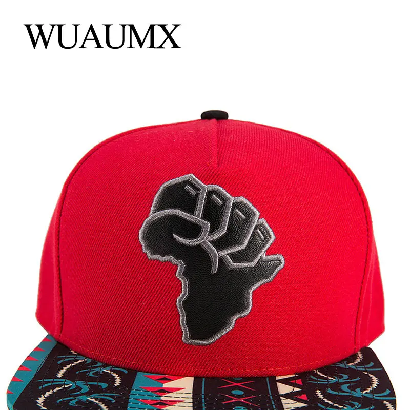 Wuaumx Snapback кепка мужская женская Карта Африки Бейсбол Кепки хип-хопа кепка с прямым козырьком бейсболки мужские женские