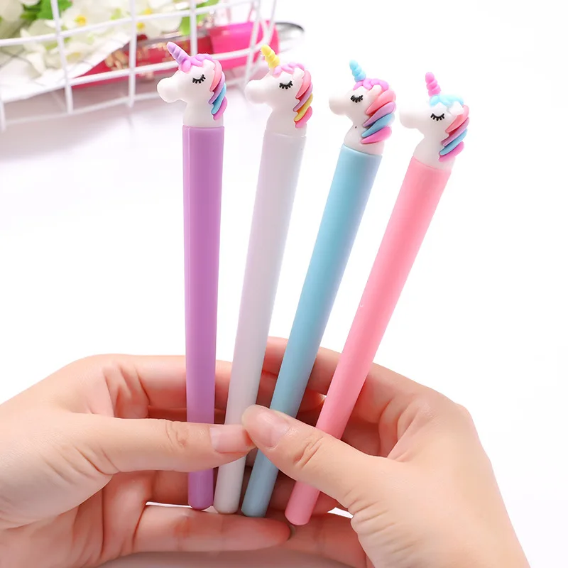 

0.5mm Creative Unicorn Flamingos Gel Pen Signature Pen Escolar Papelaria School Office Stationery Supply Promotional Gift
