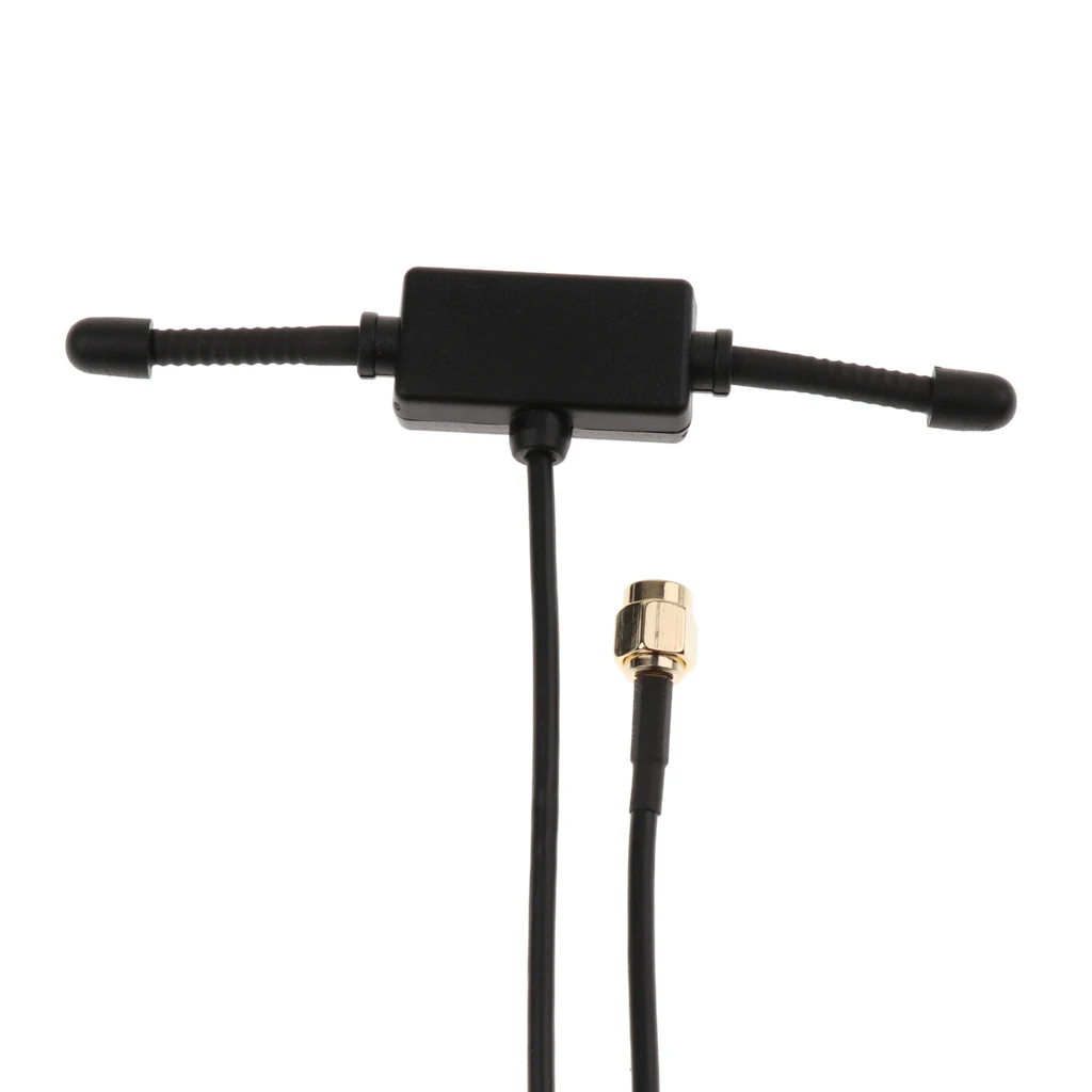 433Mhz Radio Antenna 3dBi SMA Male Connector T Shape for Ham Radio 3Meters