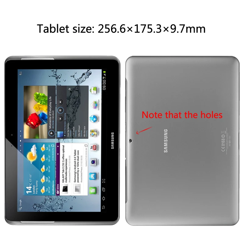 Для samsung Galaxy Tab 2, 10,1 дюймов, GT-P5100, P5110, P5113, чехол для планшета, кожа, ПУ, подставка, Фолио, защитный чехол