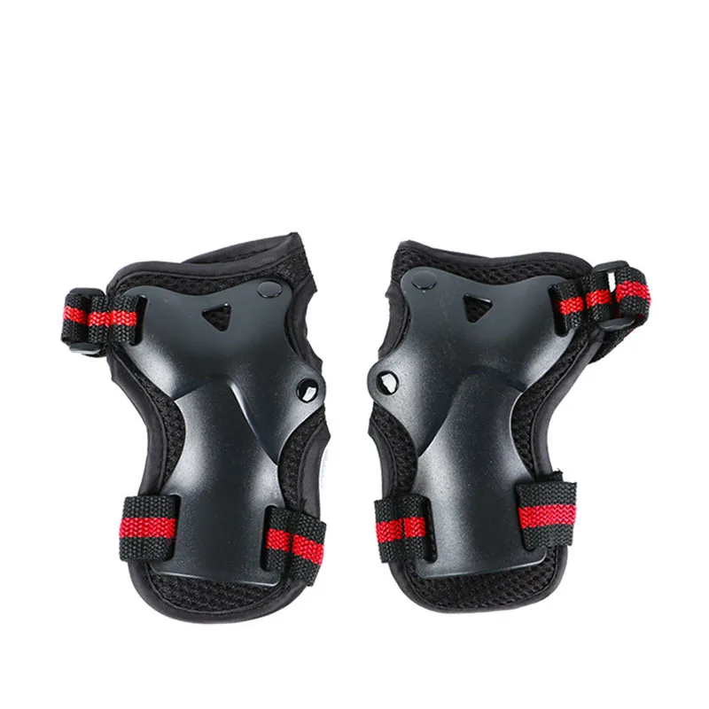 6Pcs/Set Skating Skateboard Roller Blading Elbow Knee Wrist Safety Protective Gear Sport Pad Guard TK-ing