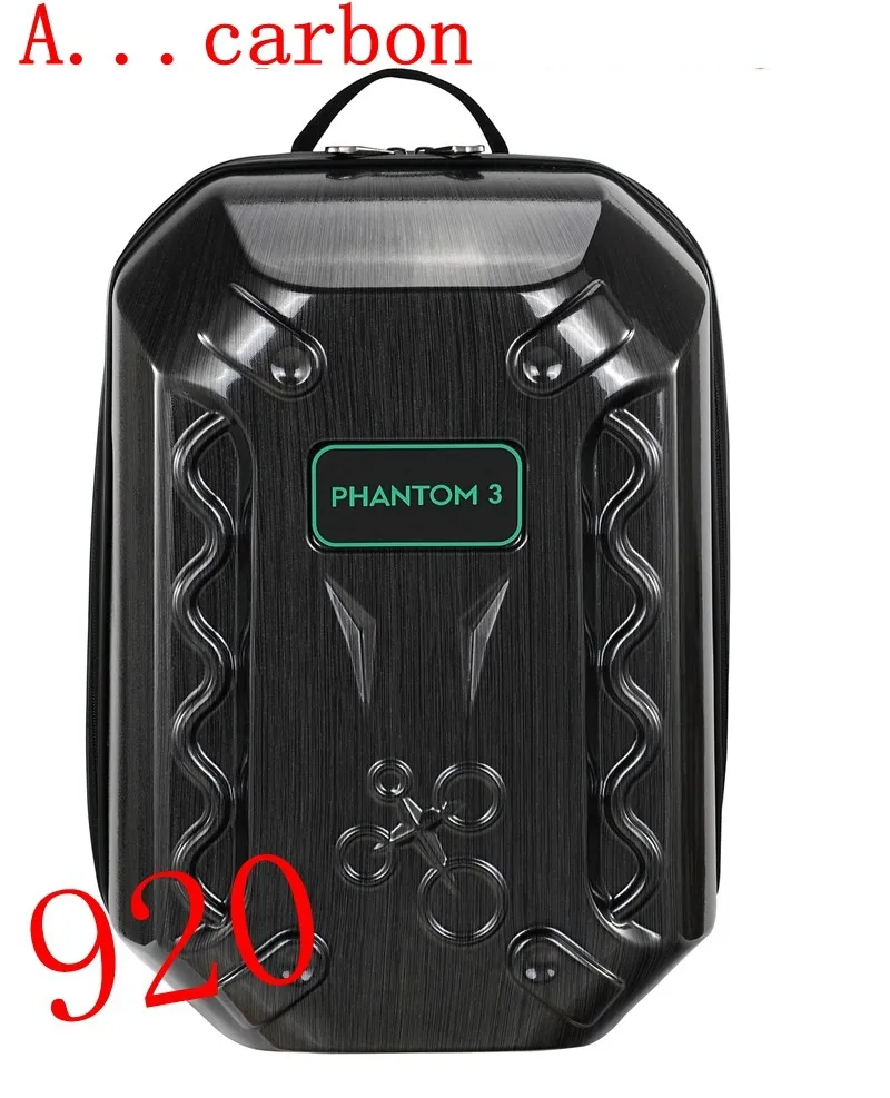 Phantom 3 Hardshell Backpack Shoulder Carry Case Hard Shell Box For Dji Phantom 3s Professional FPV Drone Quadcopter