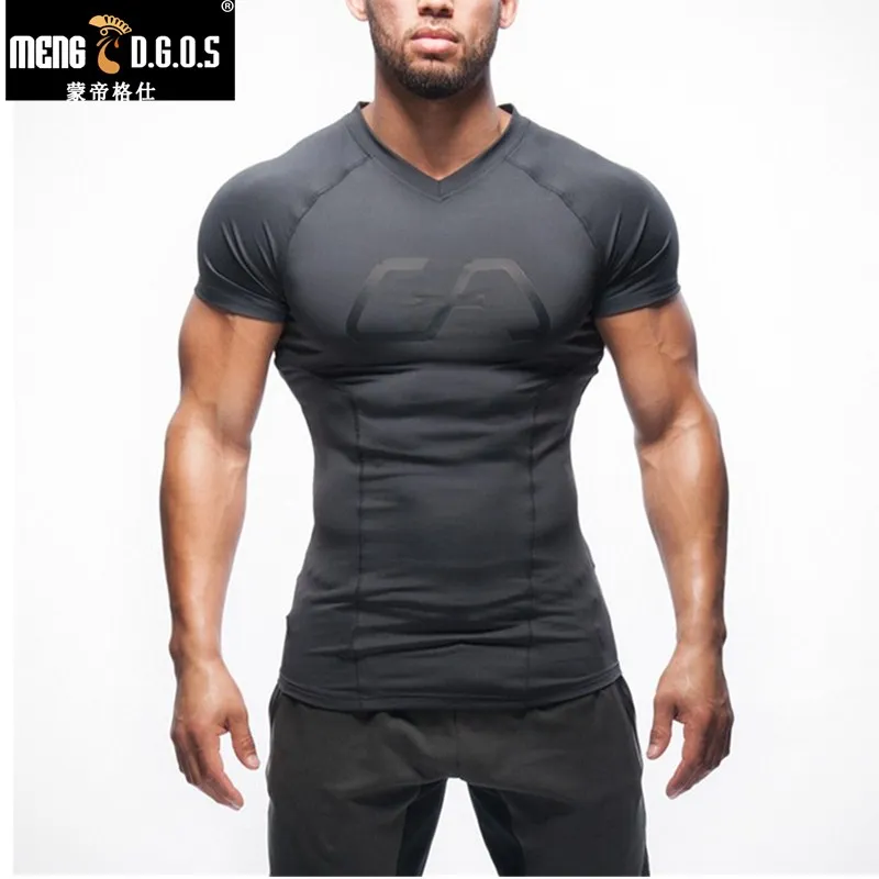 

2016 New Arrival GYMs Stringer T shirt Men Gyms Bodybuilding and Fitness Men Singlets Tank Shirts fitness Clothes