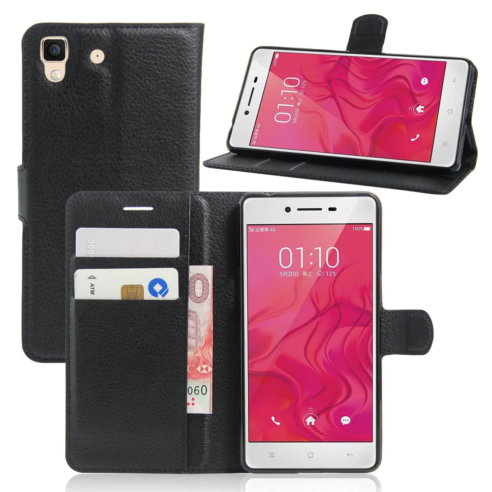 Чехол-книжка из искусственной кожи для OPPO R7 чехол-кошелек с откидной крышкой