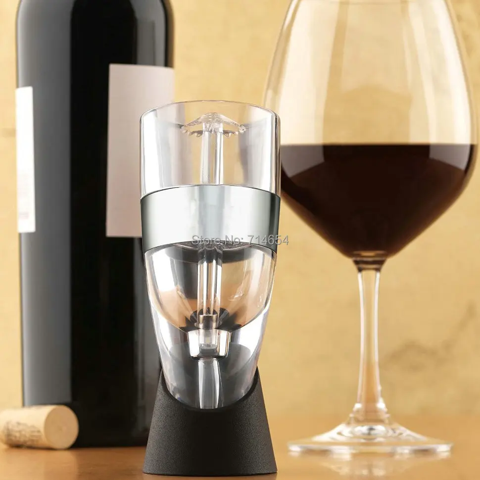300pcs/lot Wine Aerator Magic Decanter with GLOBALLY PATENTED Multi