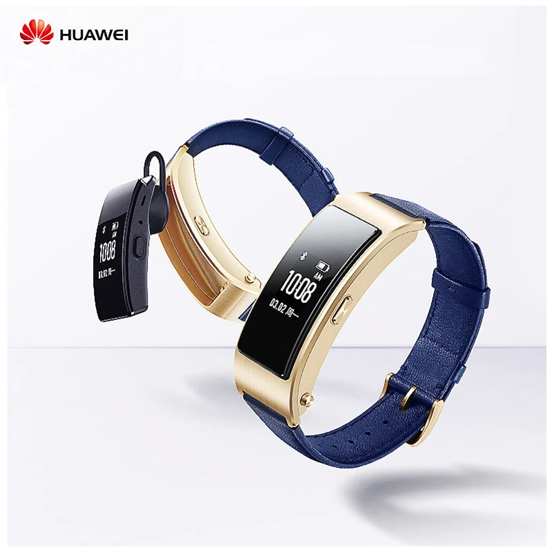 Оригинальный huawei TalkBand B3 Talk Band Bluetooth Smart Напульсники носимых спортивные часы