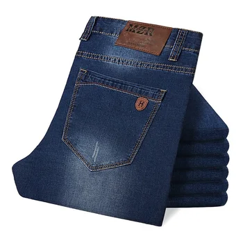 

Large Size 30-48 Cotton Mens Jeans Famous Brand Fashion Hombre Gent Jeans Casual Pants Men's Trousers