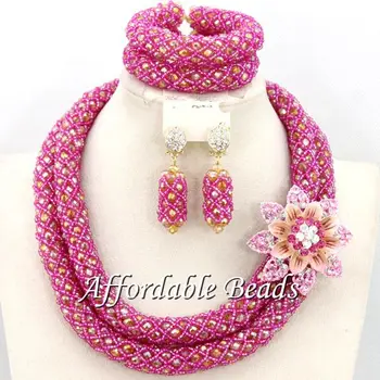

New Arrival Fashion Beads Set Best Sale Wedding Jewelry Set Handmade Style Free Shipping BN325
