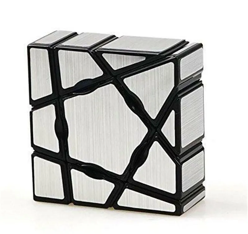 YJ YongJun 1x3x3 зеркальный gui mo волшебный куб Золото Серебро Гладкий призрак скорость головоломка твист куб для детские развивающие игрушки подарок