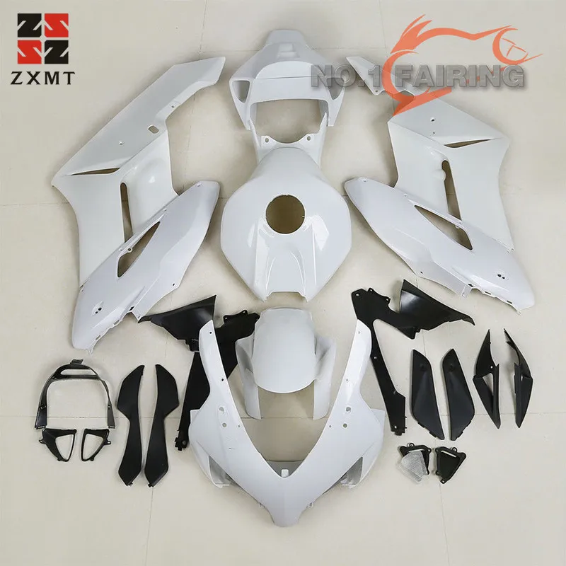 

ZXMT Unpainted White Fairing Kit Fit for Honda CBR1000RR 2004 2005 ABS Plastic Injection Bodywork Tank Cover