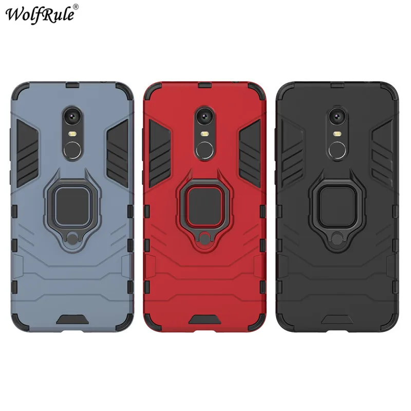 For Cover Xiaomi Redmi 5 Plus Case Ring Holder Armor Bumper Housings Phone Case For Xiaomi Redmi 5 Plus Cover Funda 5.99''