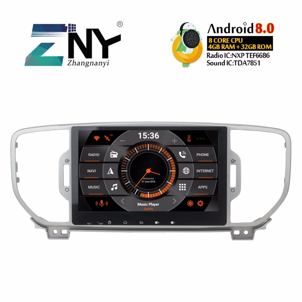 9 &quotAndroid 0 автомобильный стерео 2 Din Авто Радио для Kia Sportage 2016 2017 2018 Мультимедиа gps