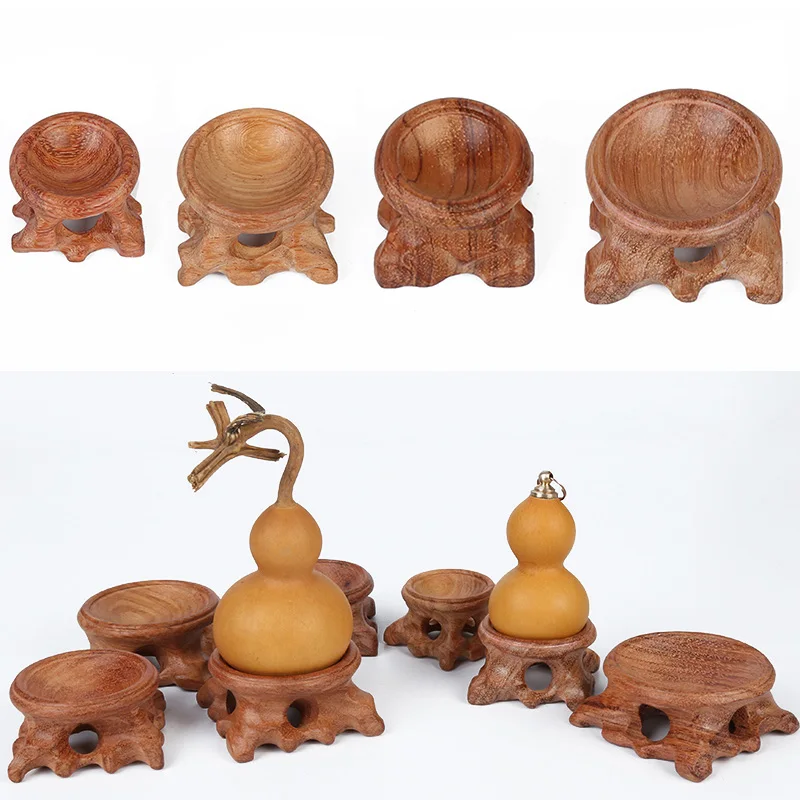 

Wood Display Stand Base For Crystal Ball Sphere Globe Stone Decoration Crafts Figurines Miniatures Crystal Ball Holder Bracket