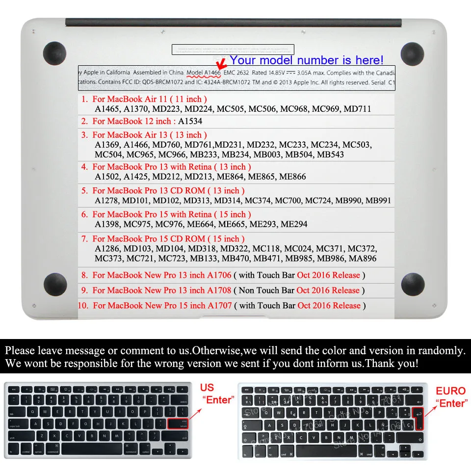 Closeout ywvak business pu leather laptop cases for mac
