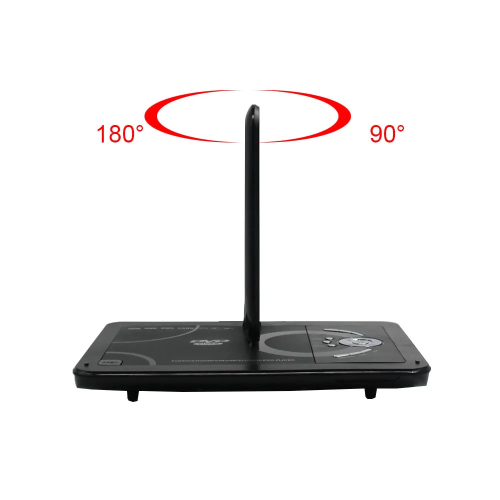 LONPOO dvd плеер 10 1 дюймов портативный DVD автомобиля Зарядное устройство USB SD игры ТВ с