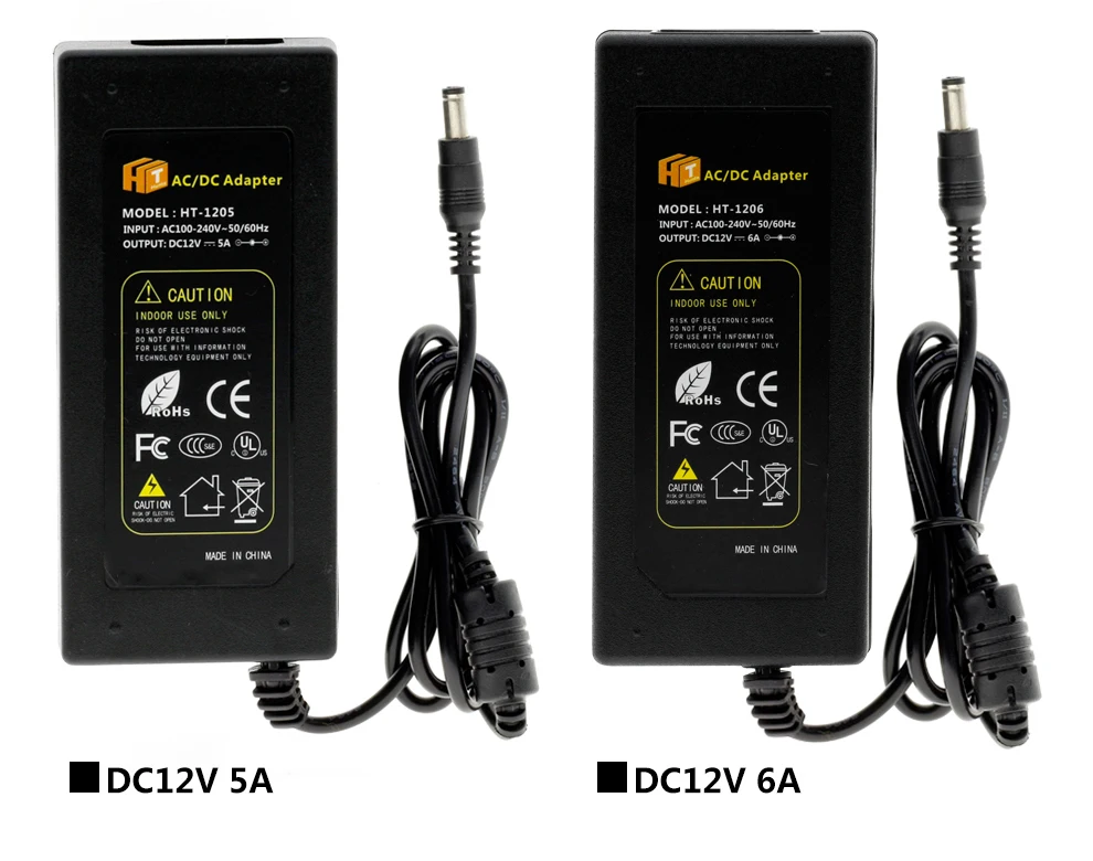 DC12V адаптер AC100-240V трансформаторы из положить DC12V 1A/2A/3A/5A/6A/8A/10A источник питания для светодиодной ленты