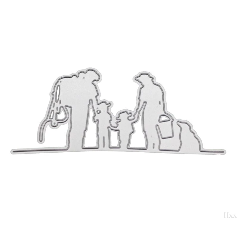

Family Metal Cutting Dies Stencil DIY Scrapbooking Album Stamp Paper Card Embossing Craft Decor