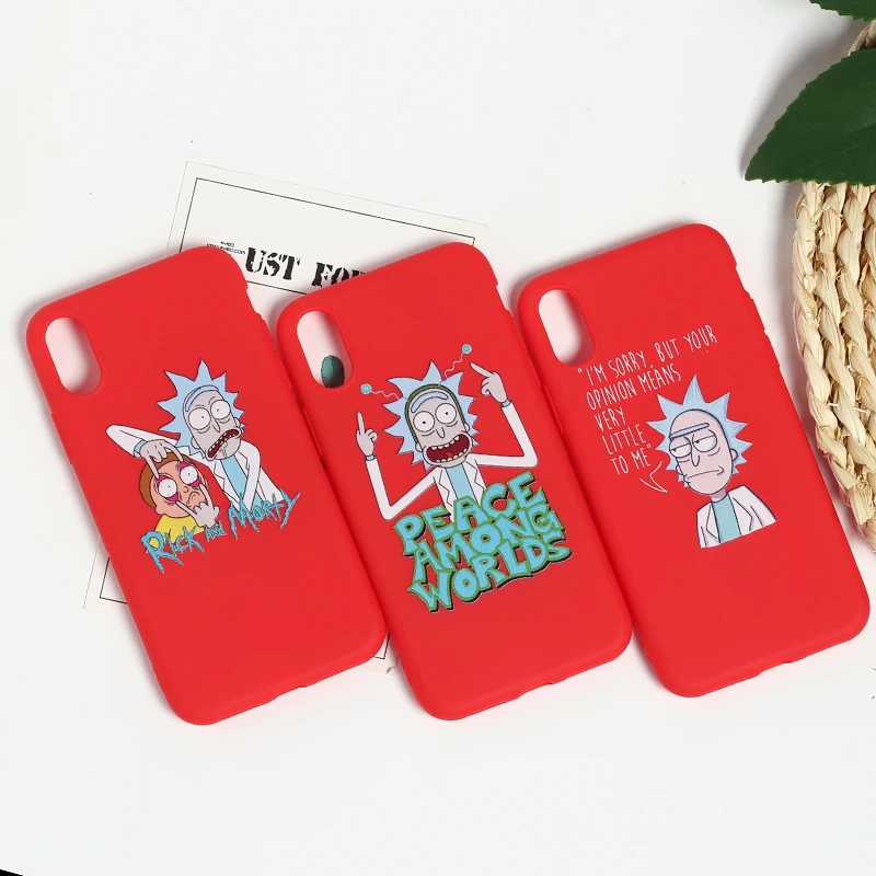 Rick y Morty divertido cómic Meme palabras divertidas para iPhone 8 8 Plus X 7 7 Plus XR Xs funda mate de silicona TPU suave Max Rick y Morty divertido cómic Meme palabras divertidas para iPhone 8 8 Plus X 7 7 Plus XR Xs funda mate de silicona TPU suave Max