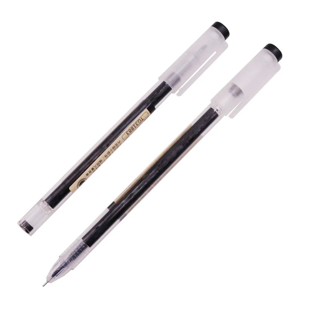 12 Pcs 일본어 젤 펜 0.5mm 검정 파란색 잉크 펜 메이커 펜 학교 사무실 학생 시험 쓰기 편지지 공급