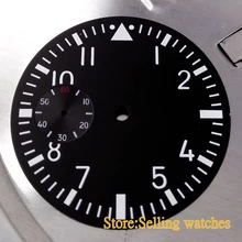 Parnis 38,9 мм белый светящийся цифровой циферблат подходит для ETA 6497 6497 циферблат