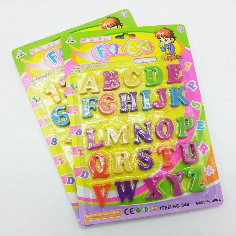 

Numbers/Letters Children's Math Toy Early Education Learning Intelligence Cute For Kid Baby Toy Magnetic Fridge stickers