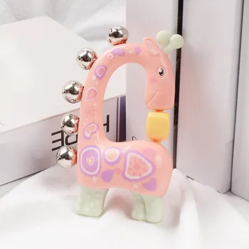 

Colors Random 1PCS Baby Teether Toys Newborn Rattle Colorful Hand Bell Crib Stroller Hanging Educational Toys Dropshiping