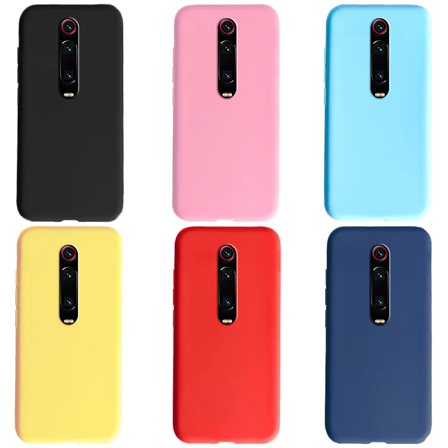 

Soft Case For Xiaomi Mi 9T 9T Pro Case Slim Matte Plain Candy Color Silicone Back Cover For Xiaomi Redmi K20 K20 Pro Coque Funda