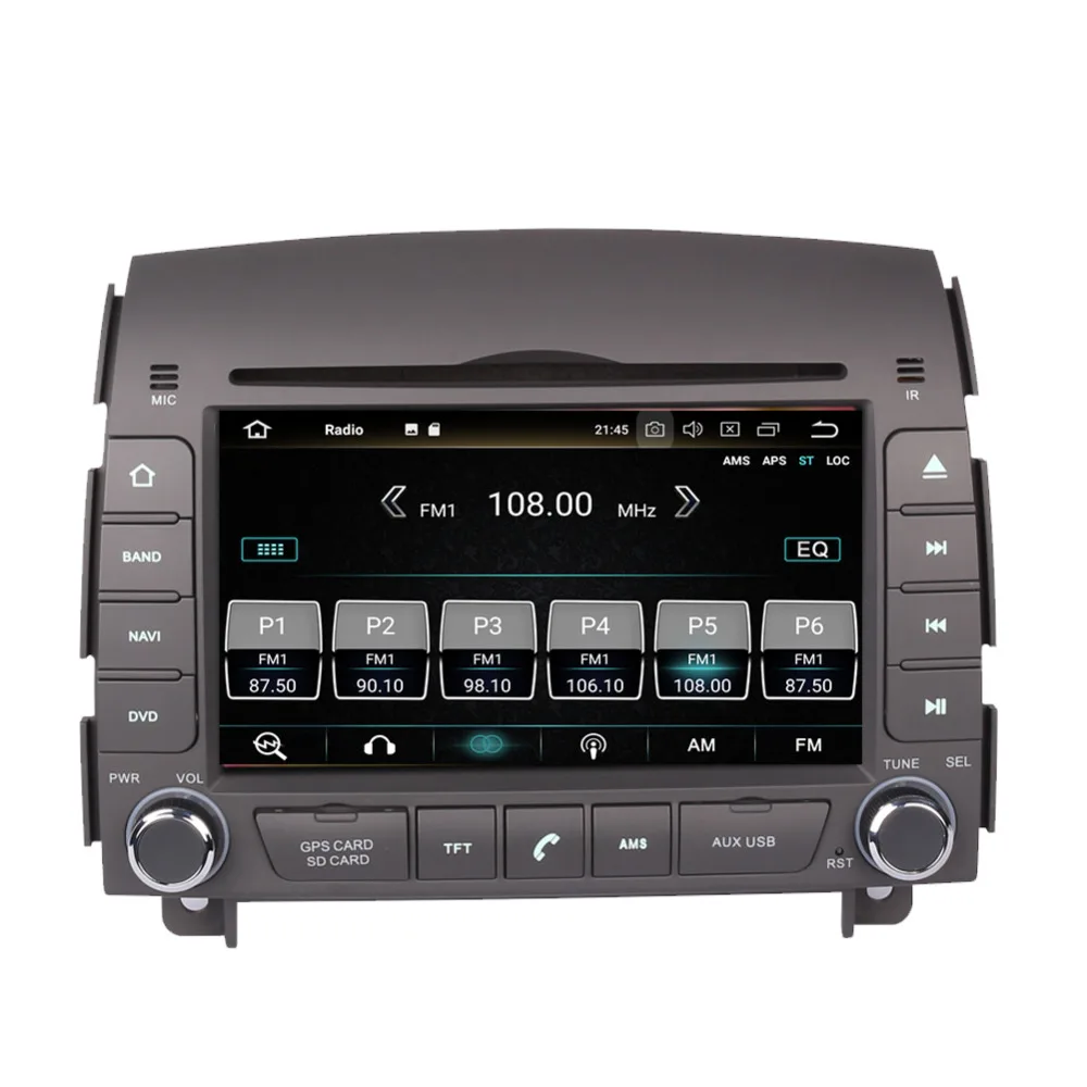 6," Android 9,0 Восьмиядерный 4 Гб ram Автомобильный gps навигатор для Hyundai Sonata NF YU XIANG 2006-2008 радио стереоdvd мультимедийный плеер