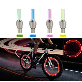 

4pcs Motorcycle Car Tyres Valve Covers Light For Ford Focus 2 3 VW Passat B6 B5 B7 T4 Skoda Rapid Fabia Octavia A5 Accessories