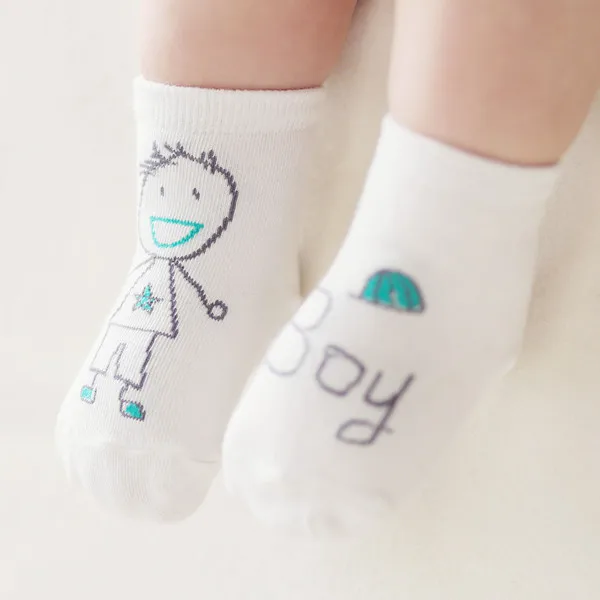 Носки для маленьких девочек хлопковые летние дышащие носки для маленьких девочек сетчатые Нескользящие Детские носки для мальчиков, CS.42, аксессуары для новорожденных - Цвет: cs.30 boy