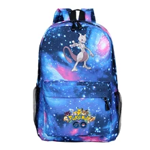 Модные школьные сумки pokemon Mewtwo, школьный подарок, школьный рюкзак, красивый школьный рюкзак для учеников, мальчиков и девочек