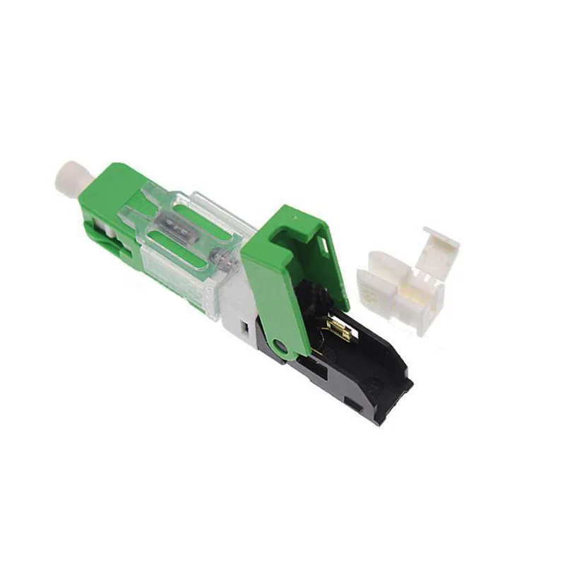 

50PCS FTTH SC APC Optical fibe quick connector SC APC FTTH Fiber Optic Fast Connector Embedded type ESC250D SC Connector