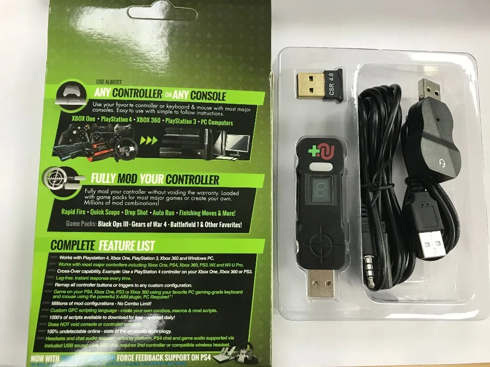  Original CronusMax Plus Gaming Controller Adapter Keyboard Mouse and Controls Converter for PS4 /Pr