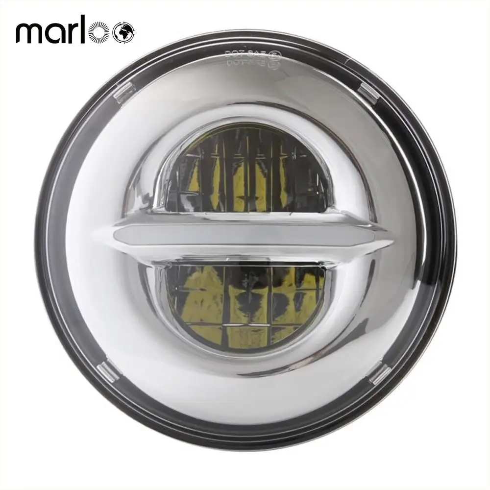

Marloo Newest Motorcycle 50W Harley 7 Inch LED Headlight For Harley Davidson Touring Road King Street Glide