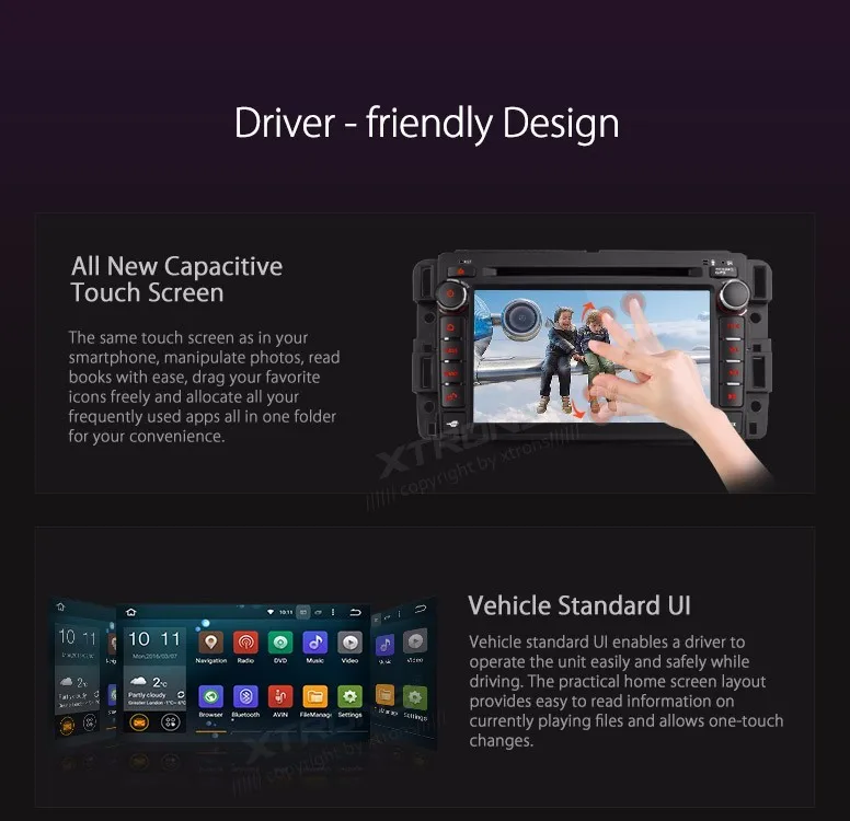 Flash Deal 7" Quad Core 64 Bit Android 5.1 OS Special Car DVD for Chevrolet Avalanche 2009-2011 & Express Van 2008-2011 & Impala 2008-2012 15