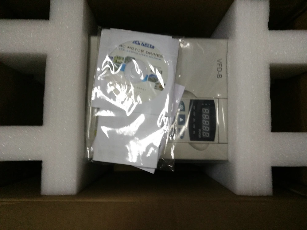 Оригинальный Новый VFD075B23A Delta 7.5кВт двигатель переменного тока 3 фазный Инвертор vfd