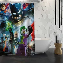 

Custom Lego Batman Shower Curtain Waterproof Fabric Shower Curtain for Bathroom WJY1.17