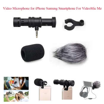 

COMICA CVM-VS08 Cardioid Directional Condenser Video Microphone for iPhone Samung Smartphone with Wind Muff VS For VideoMic Me