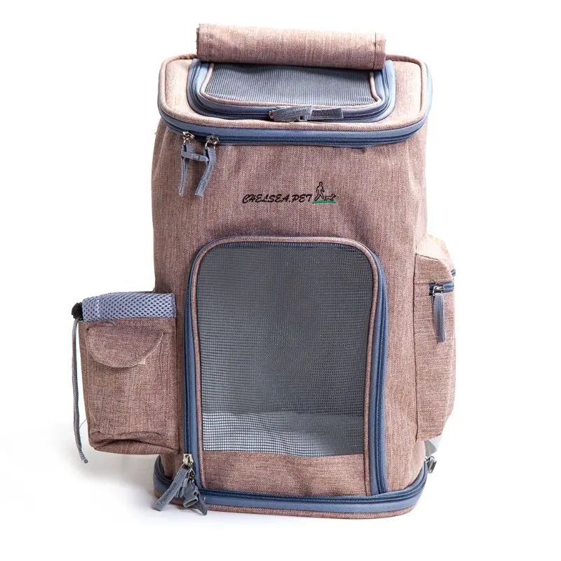 

Fashion 2018 Pet Dog Cat Soft-Sided Backpack Breathable Outdoor Travel Hiking Walking Carrier Bag