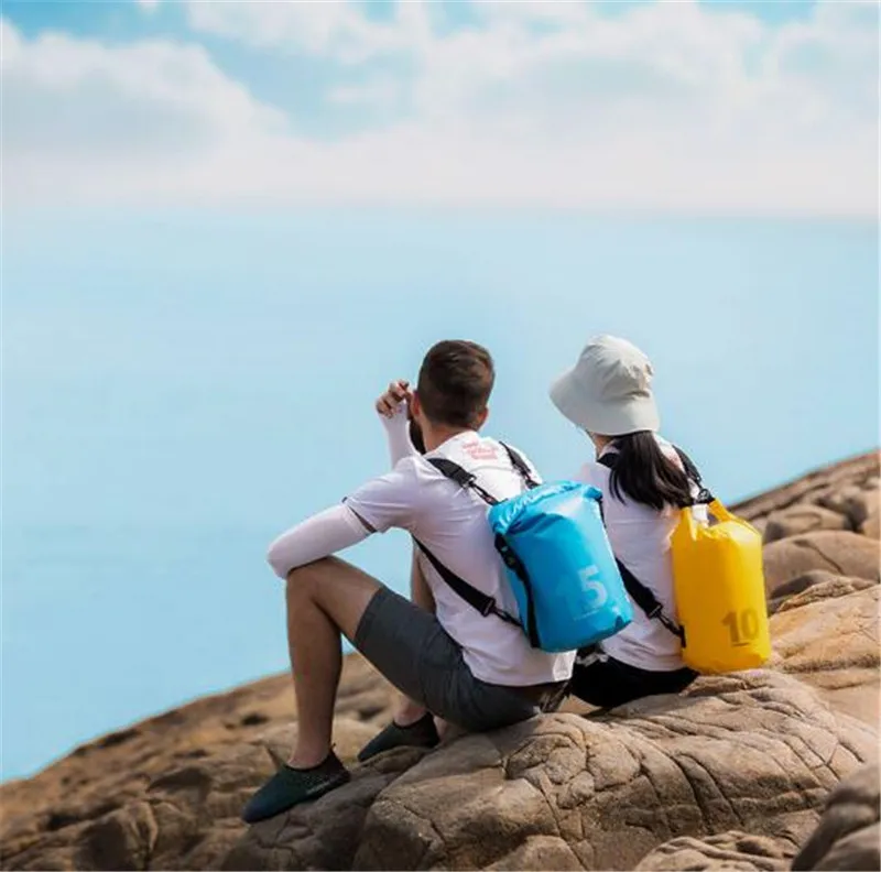 Naturehike Swimming Bag Ocean Pack PVC Dry Wet Separation Outdoor Kayaking Storage Waterproof Rafting Drifting Bag 10L 15L 25L