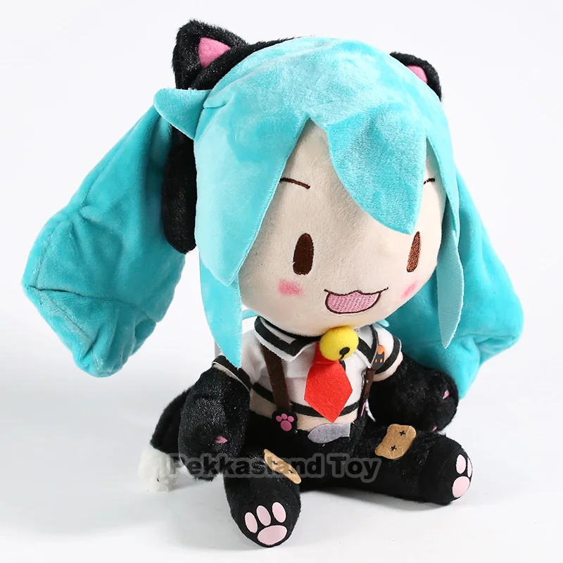 Kawaii Hatsune Miku плюшевые куклы, игрушки Аниме, мягкие куклы Hatsune Miku, мягкая подушка, детские подарки на день рождения для девочек