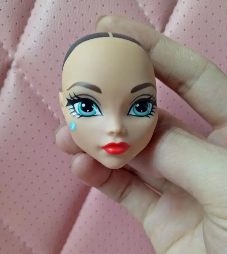 Свобода выбора много стиля оригинальная голова куклы монстра, бренд лысый diy ПВХ Высокое качество кукла модель игрушки для подарка - Цвет: 1